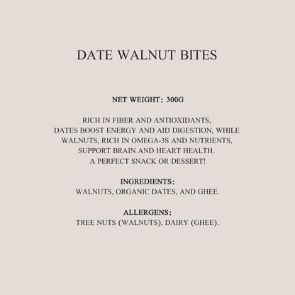 Date-Walnut Bites