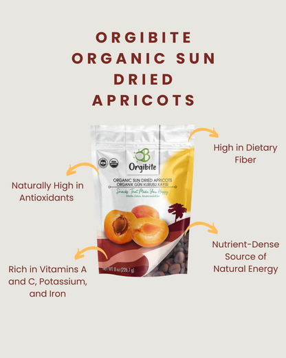 Orgibite Organic Sun Dried Apricots